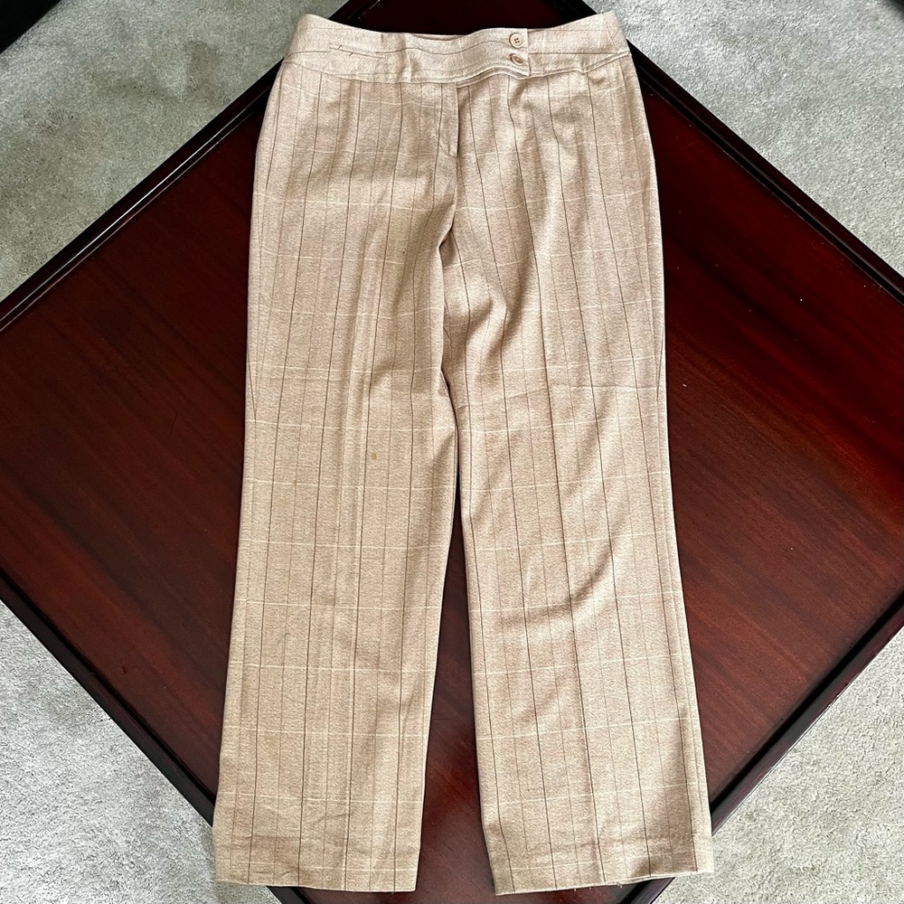 Larry Levine Women’s Stretch Trousers Beige